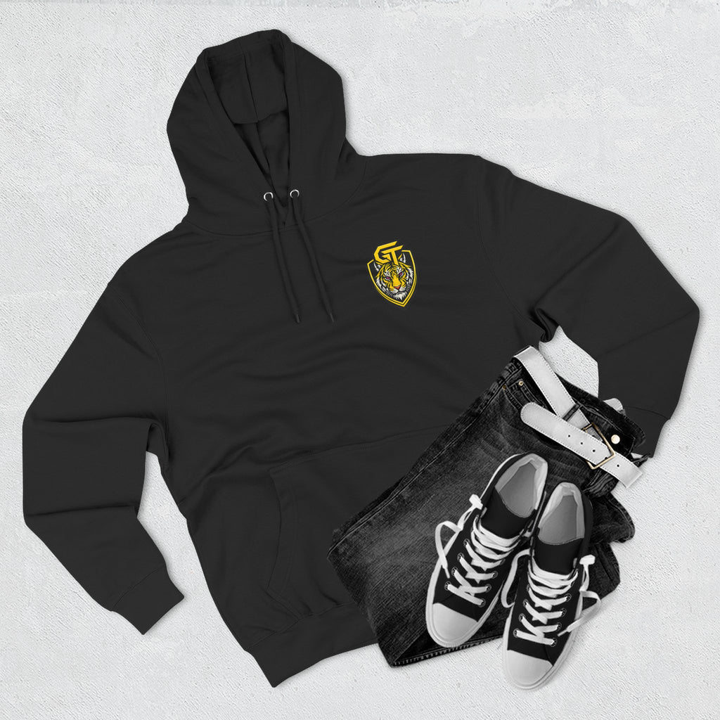Gemini Tiger Logo Hoodie — Athletic Graphic Fleece Pullover