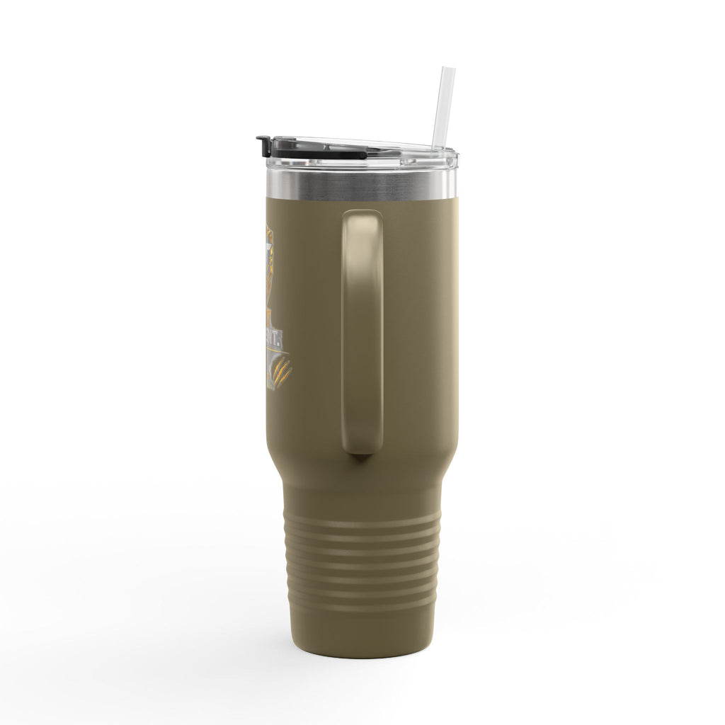 40oz Insulated Travel Mug — Built Different Logo Stainless Steel Tumbler