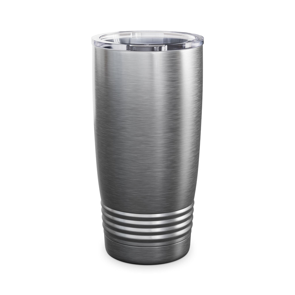 20oz Ringneck Tumbler – "Built Different" Gold Shield Thermal Travel Mug