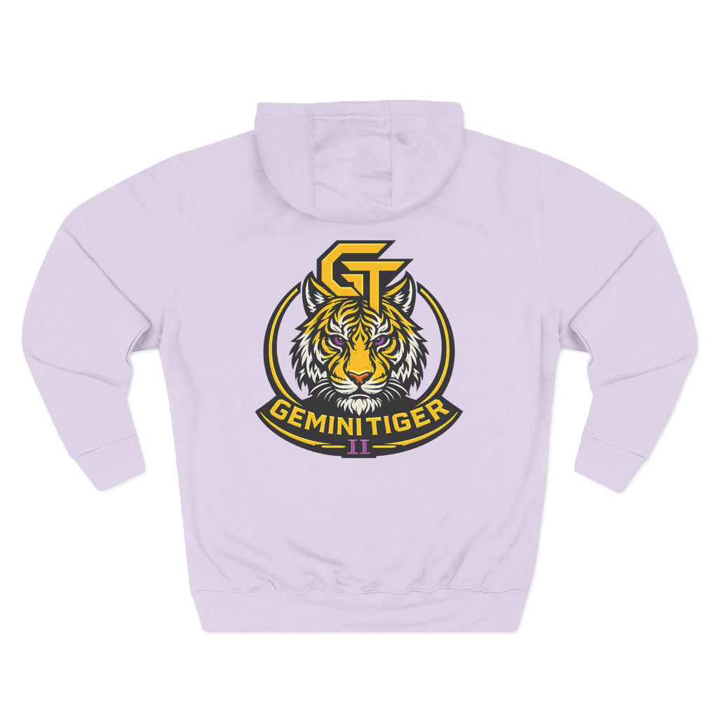 Gemini Tiger Logo Hoodie — Athletic Graphic Fleece Pullover