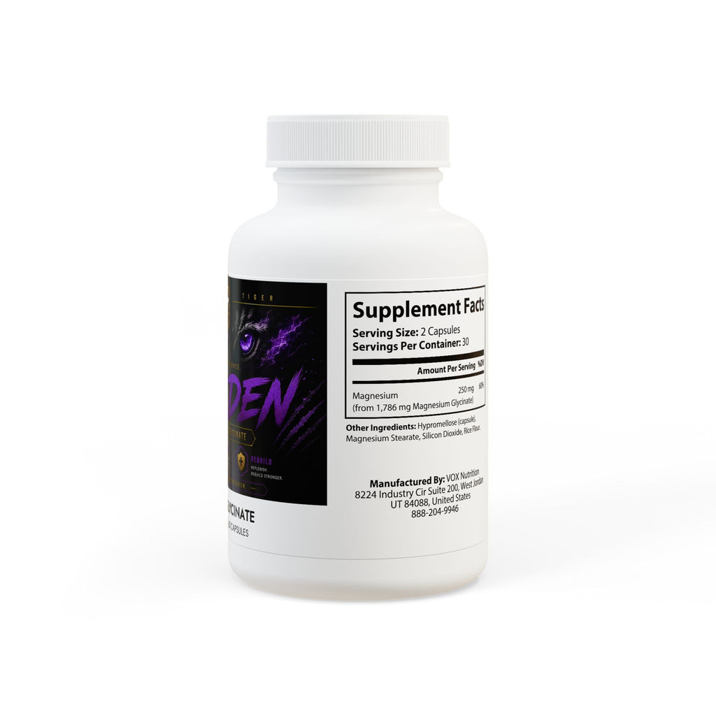 Magnesium Glycinate Supplement (60 Capsules)