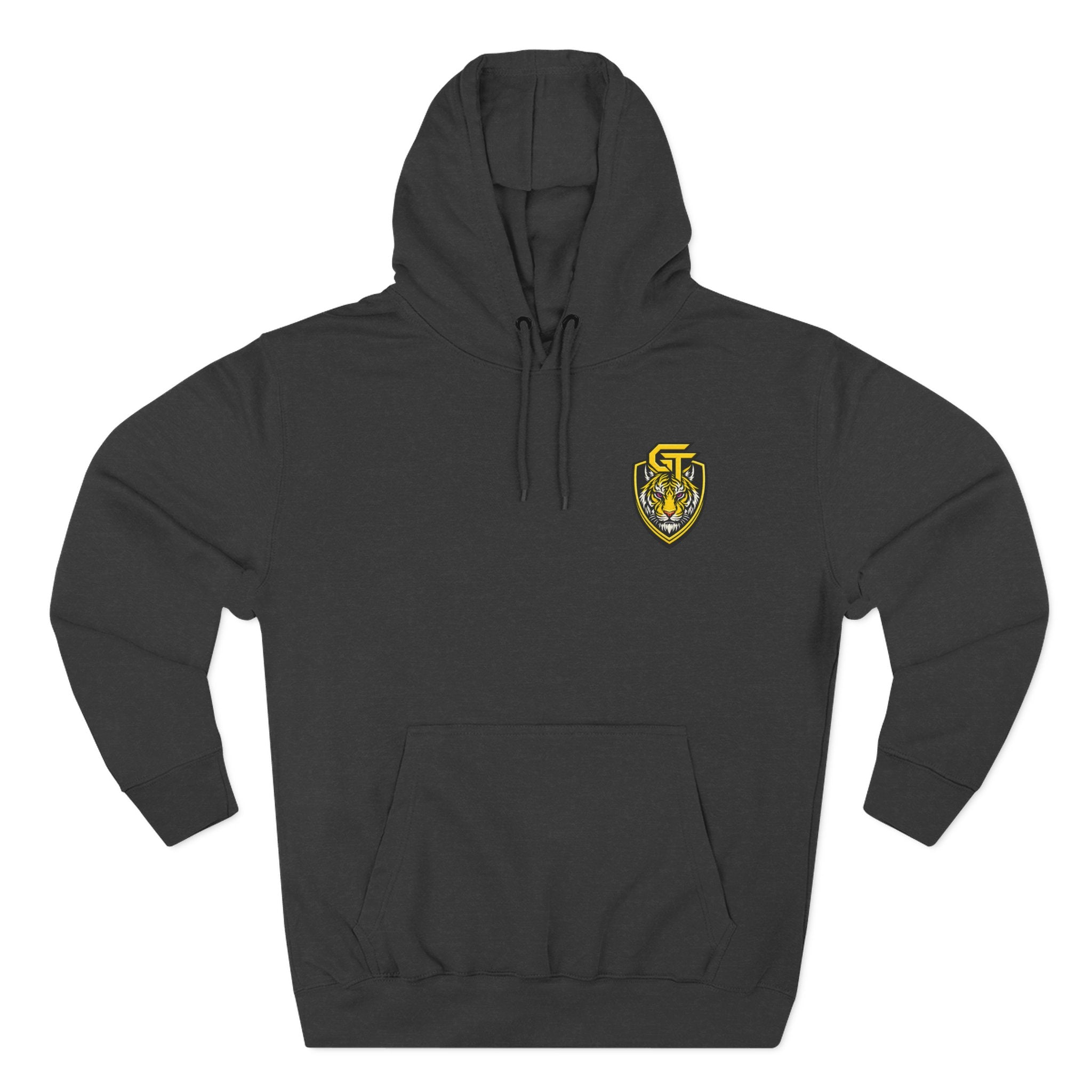 Gemini Tiger Logo Hoodie — Athletic Graphic Fleece Pullover