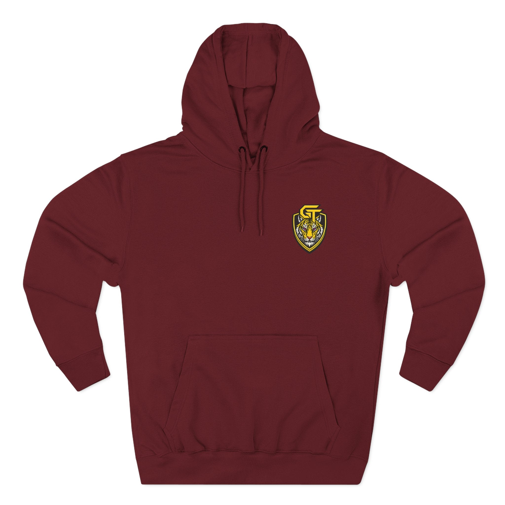Gemini Tiger Logo Hoodie — Athletic Graphic Fleece Pullover