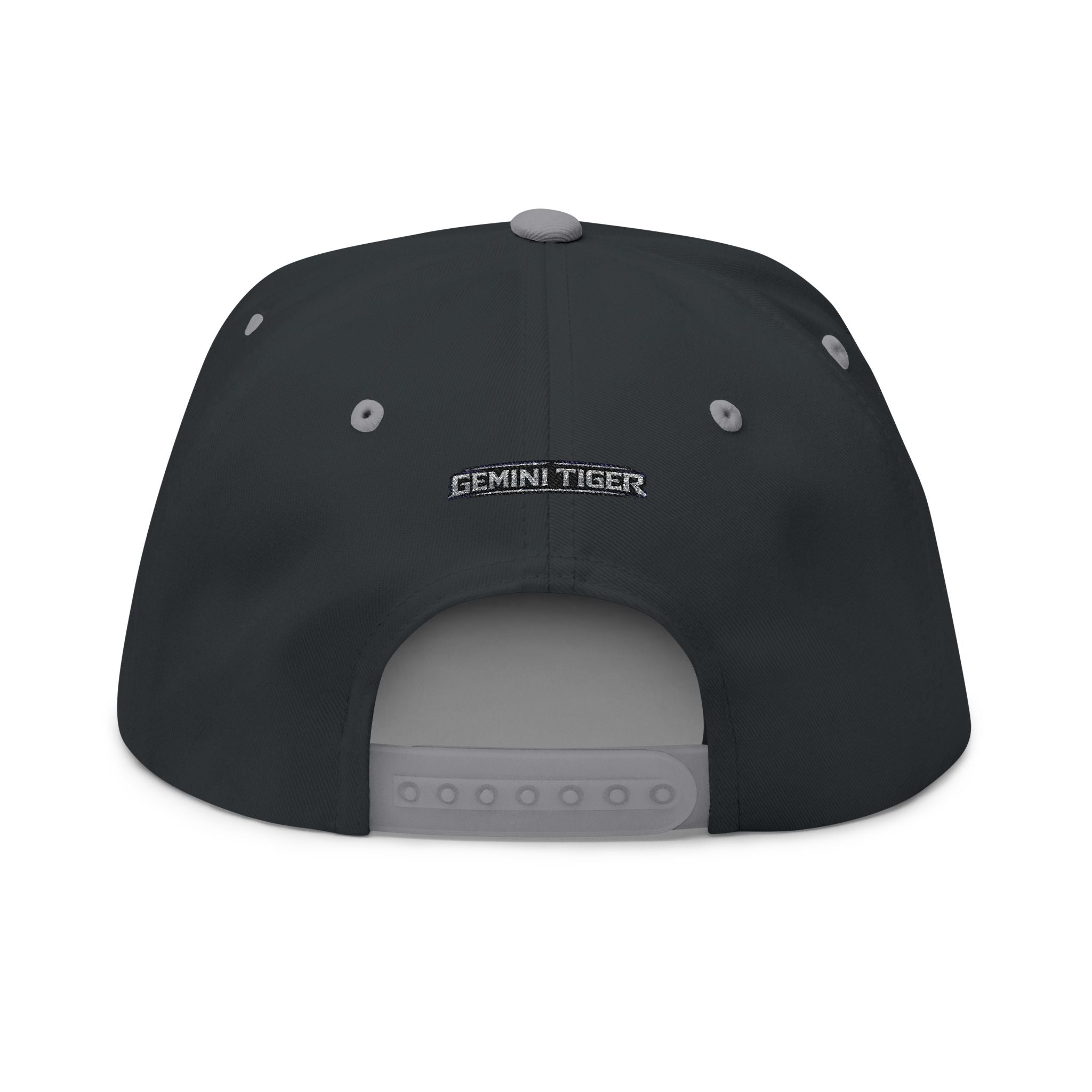 Embroidered GT Shield Flat Bill Cap — Gold Gaming Logo Snapback