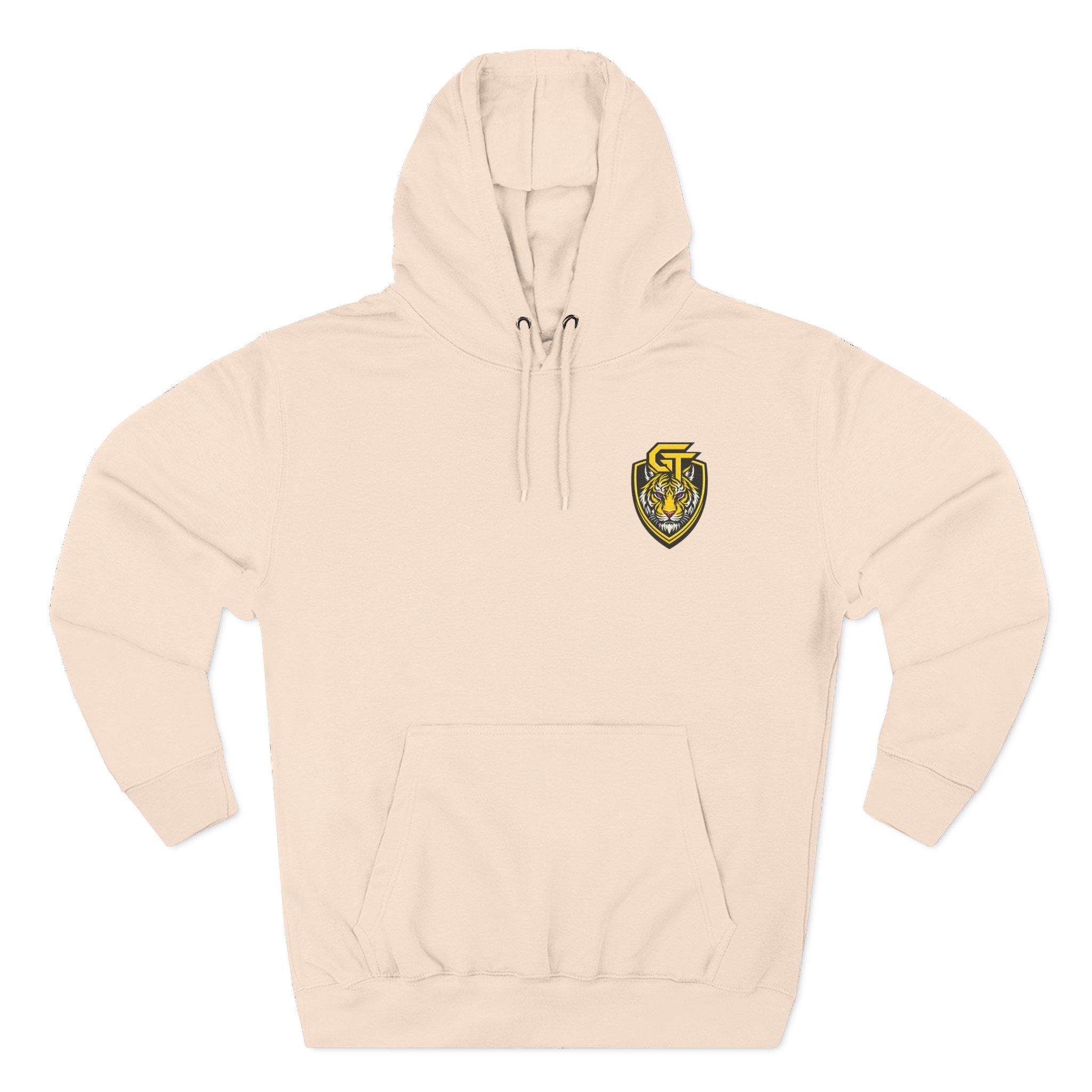 Gemini Tiger Logo Hoodie — Athletic Graphic Fleece Pullover