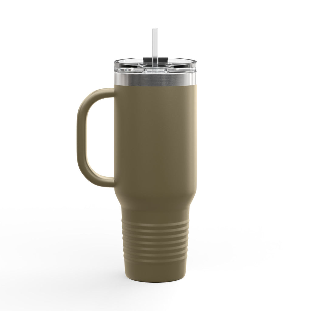 40oz Insulated Travel Mug — Built Different Logo Stainless Steel Tumbler
