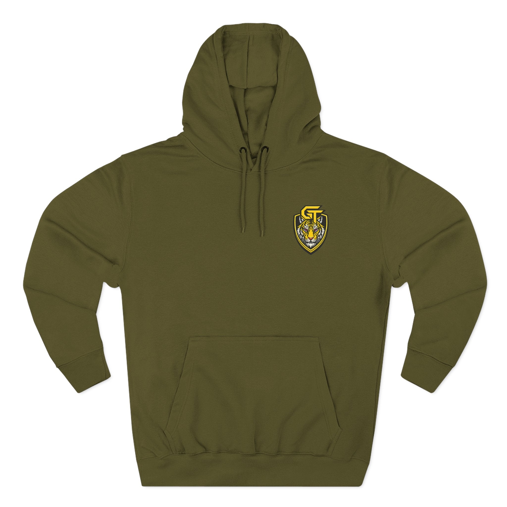 Gemini Tiger Logo Hoodie — Athletic Graphic Fleece Pullover