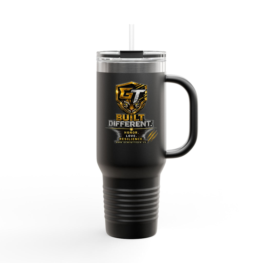 40oz Insulated Travel Mug — Built Different Logo Stainless Steel Tumbler