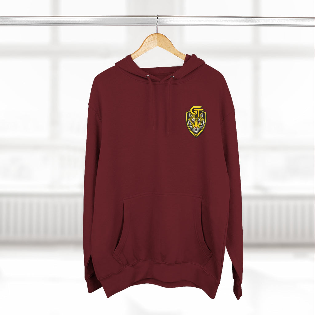 Gemini Tiger Logo Hoodie — Athletic Graphic Fleece Pullover