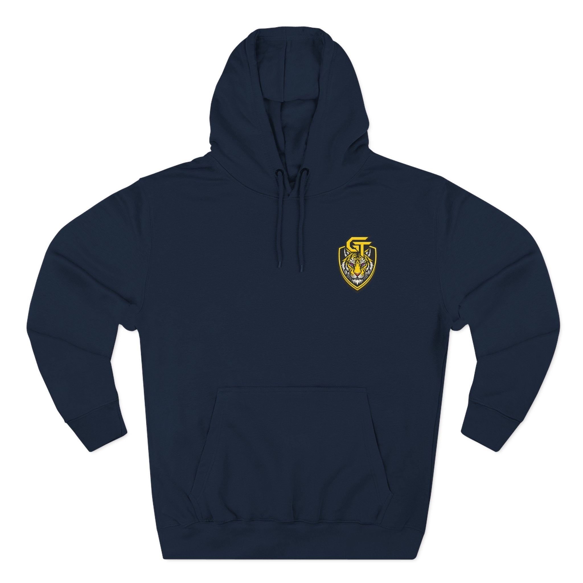 Gemini Tiger Logo Hoodie — Athletic Graphic Fleece Pullover