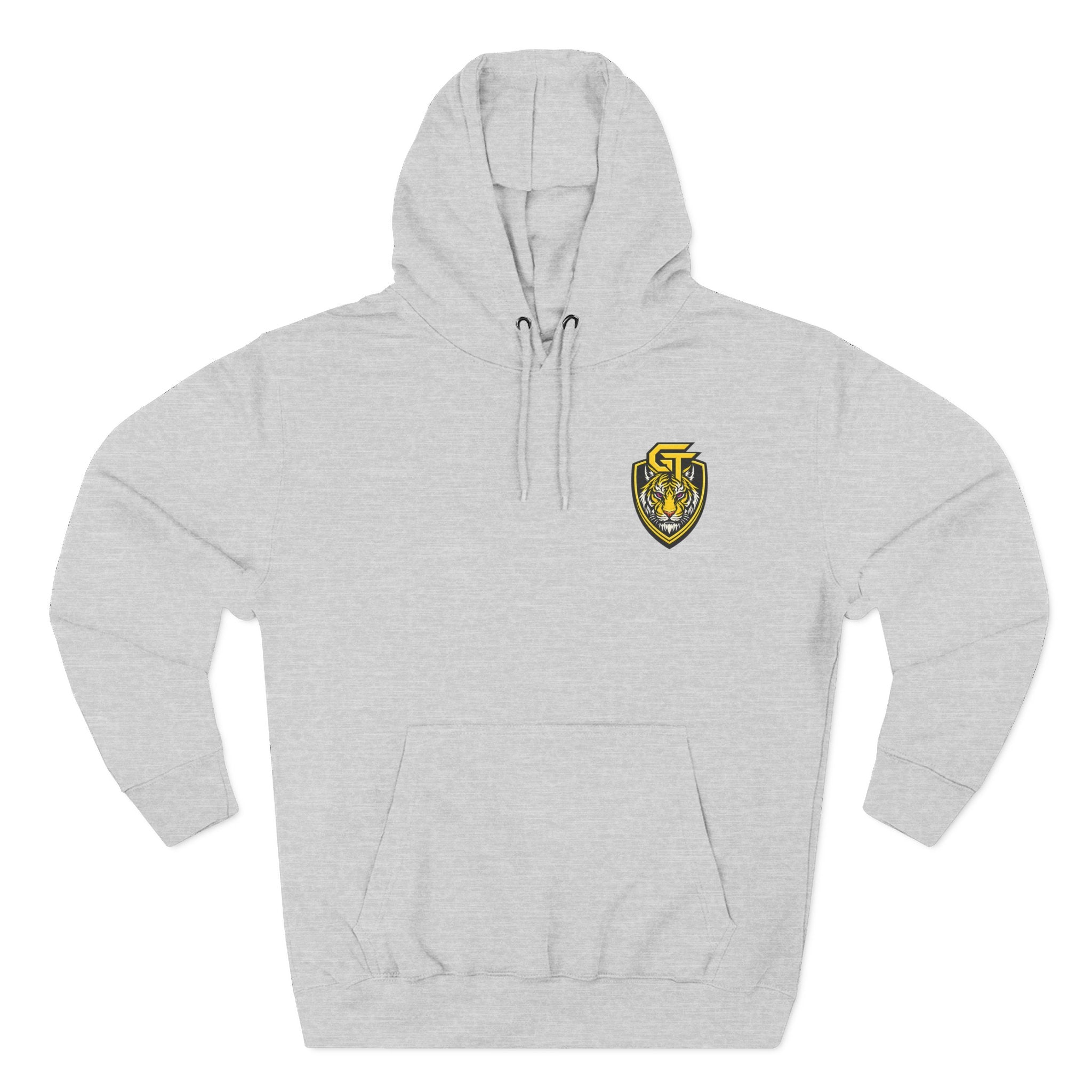 Gemini Tiger Logo Hoodie — Athletic Graphic Fleece Pullover