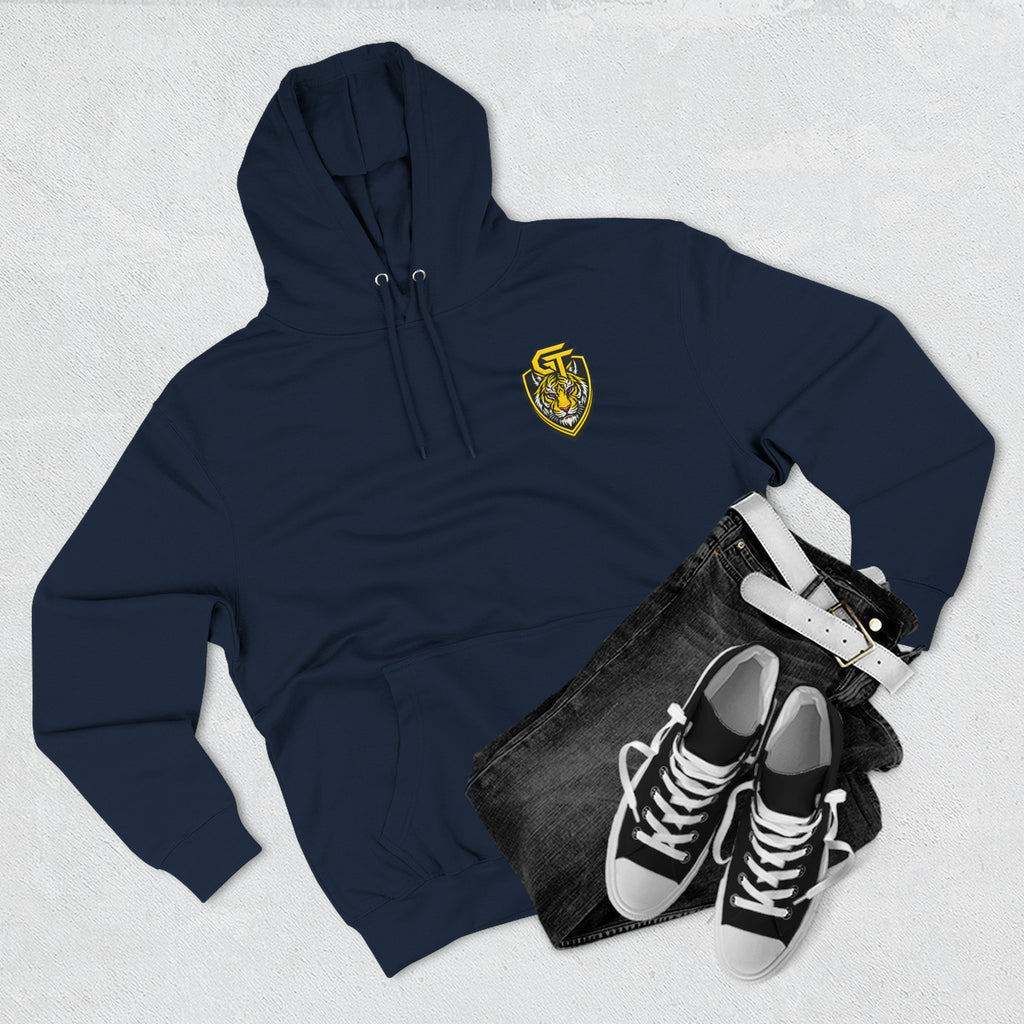 Gemini Tiger Logo Hoodie — Athletic Graphic Fleece Pullover