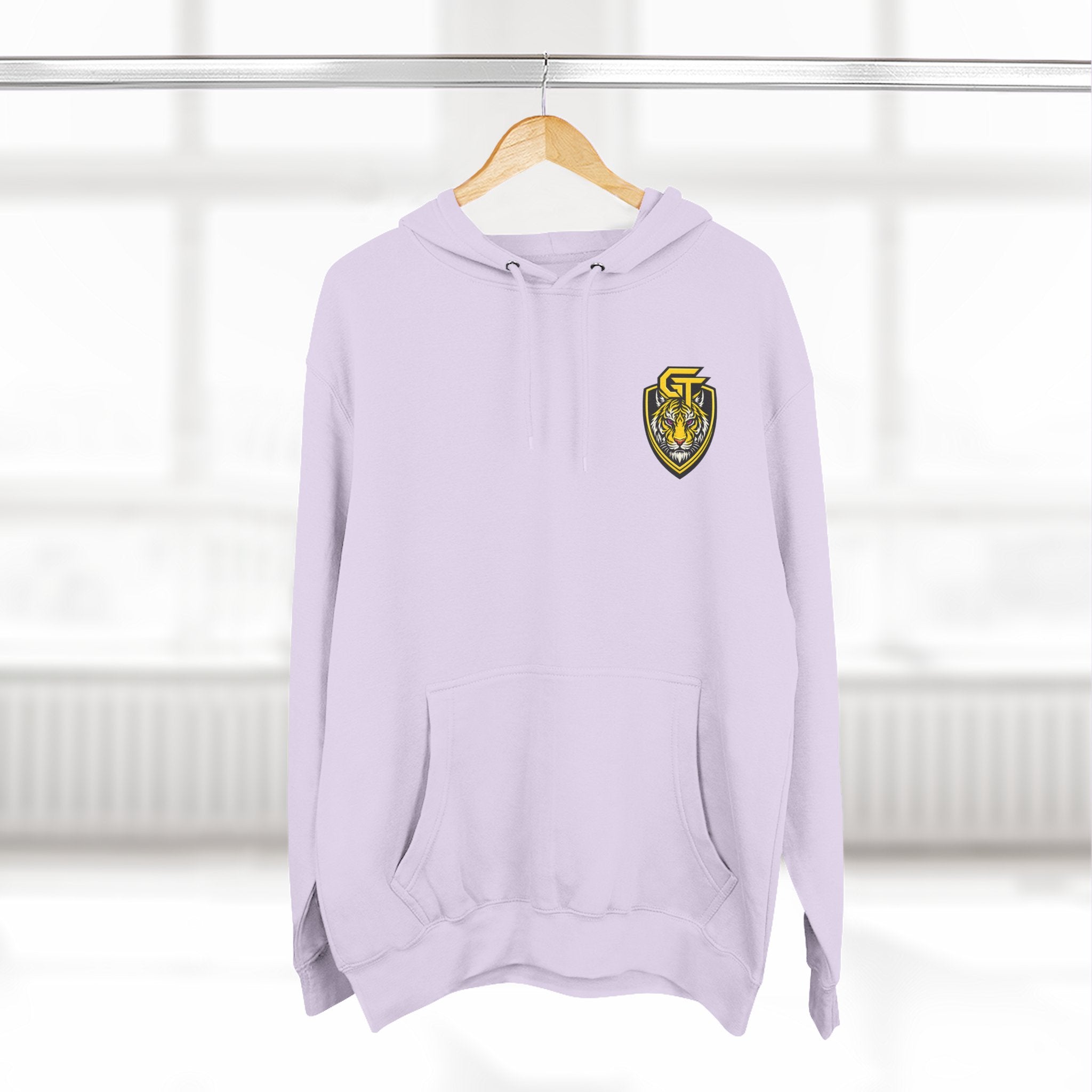 Gemini Tiger Logo Hoodie — Athletic Graphic Fleece Pullover