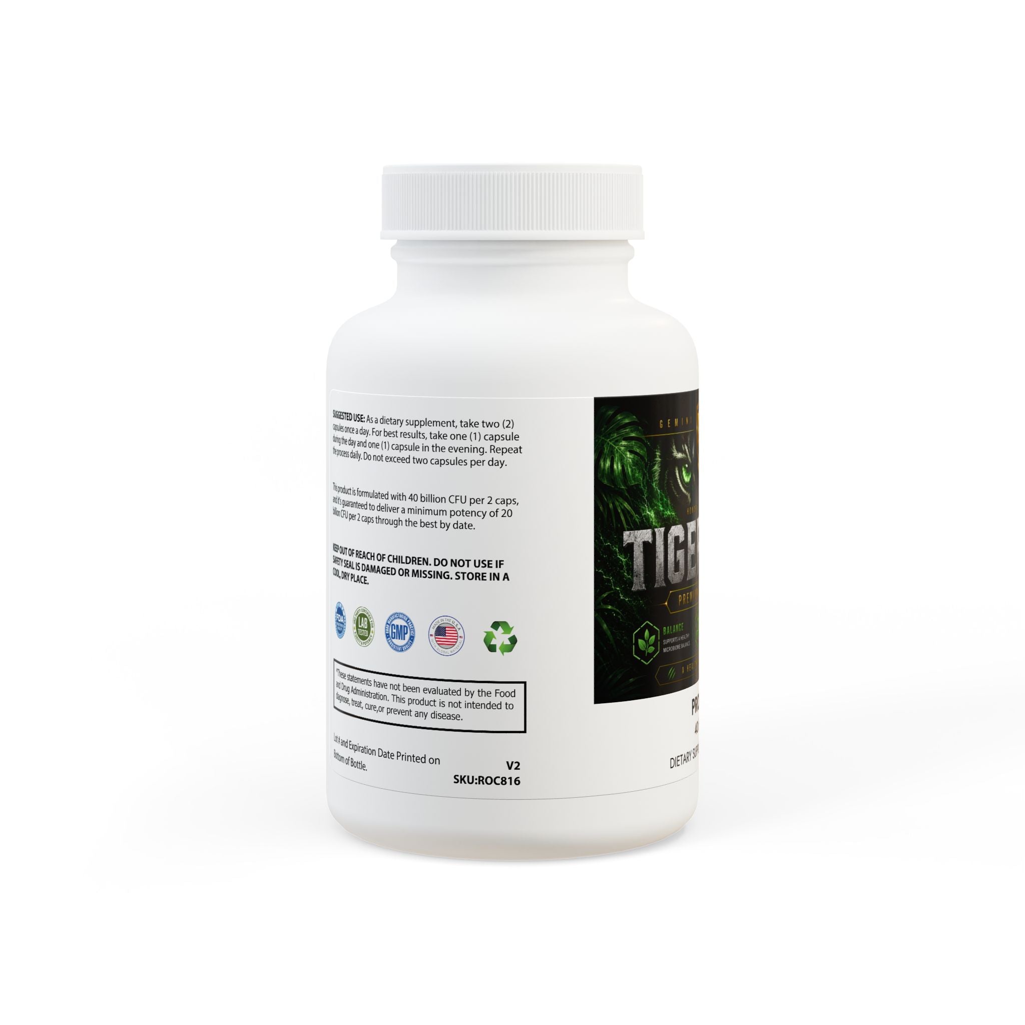 Probiotics Supplement (60 Capsules)