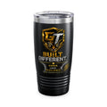 20oz Ringneck Tumbler – "Built Different" Gold Shield Thermal Travel Mug