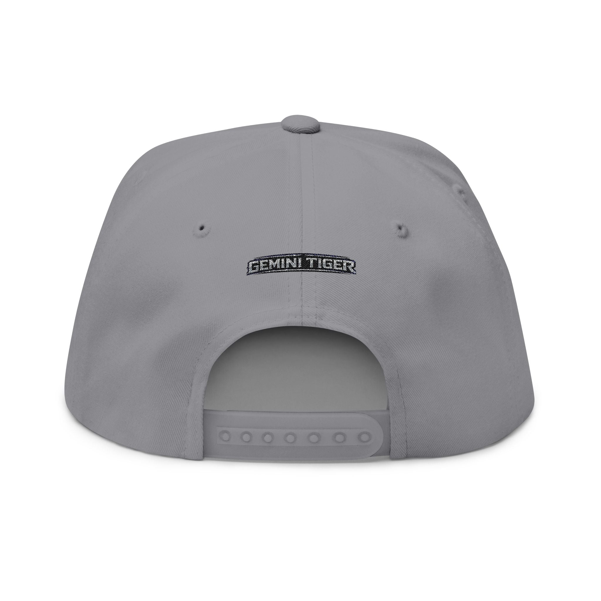 Embroidered GT Shield Flat Bill Cap — Gold Gaming Logo Snapback