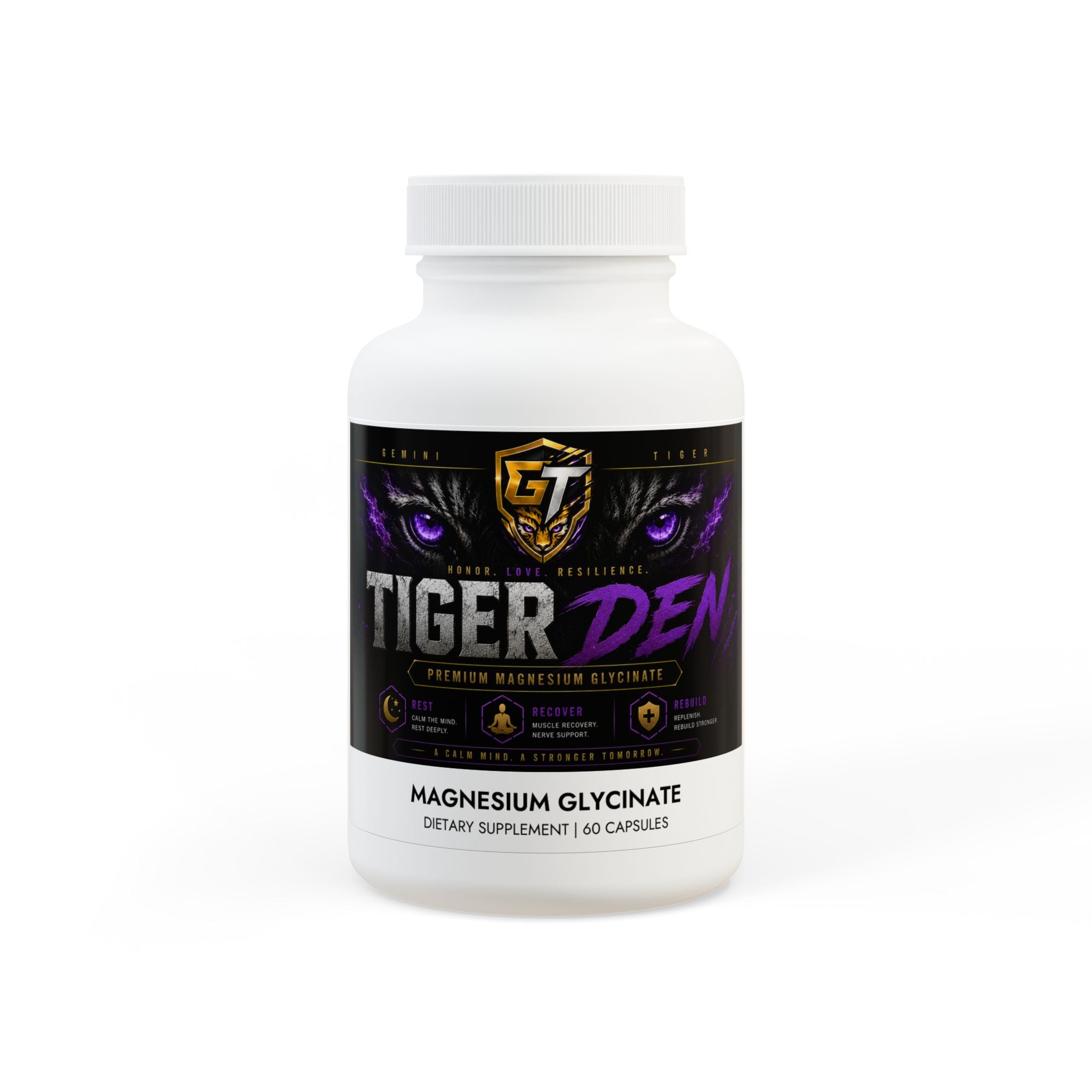 Magnesium Glycinate Supplement (60 Capsules)
