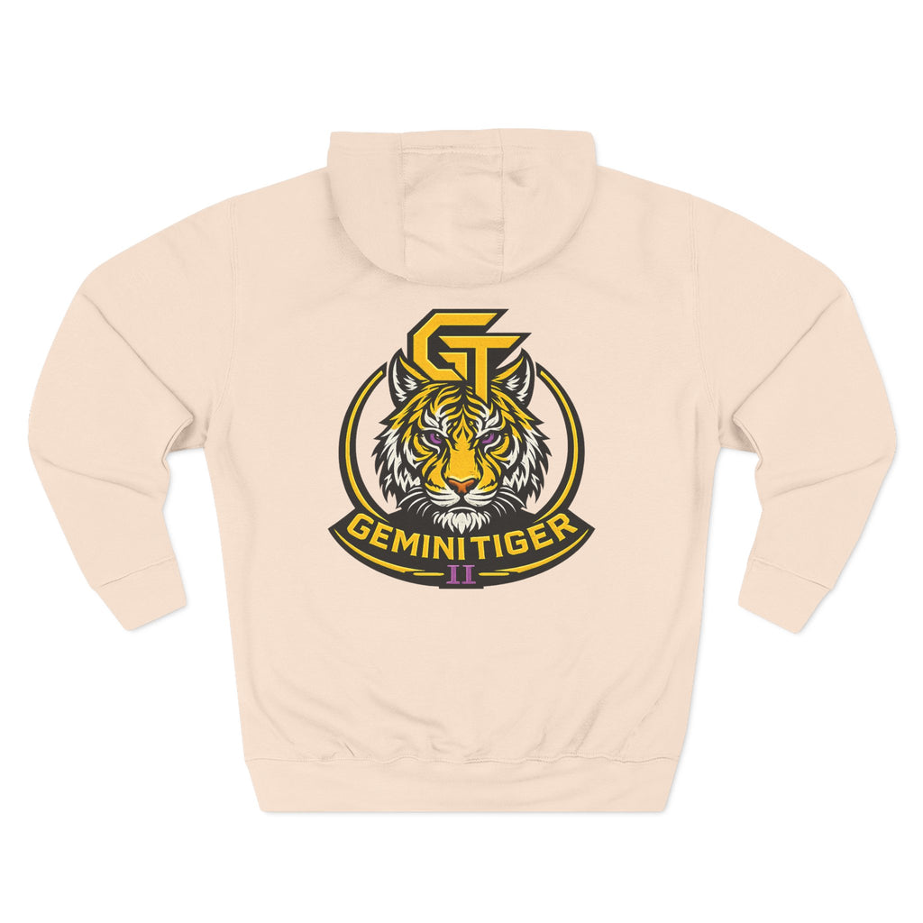 Gemini Tiger Logo Hoodie — Athletic Graphic Fleece Pullover