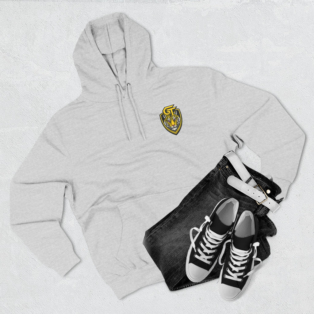 Gemini Tiger Logo Hoodie — Athletic Graphic Fleece Pullover