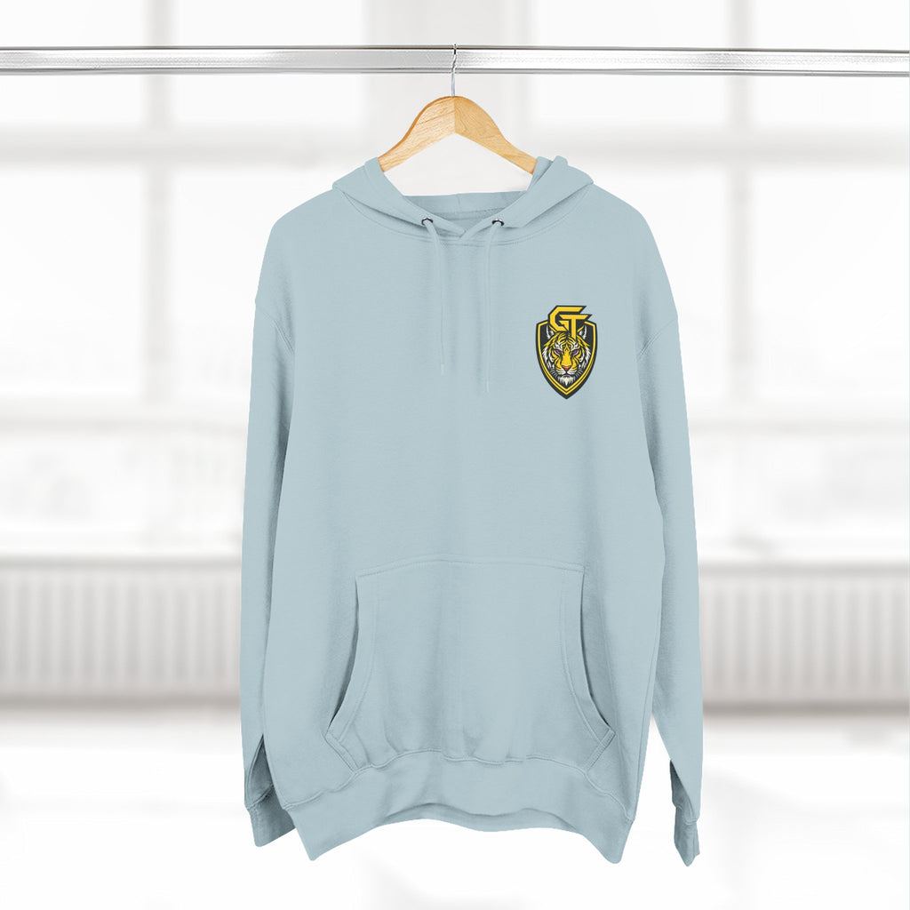Gemini Tiger Logo Hoodie — Athletic Graphic Fleece Pullover