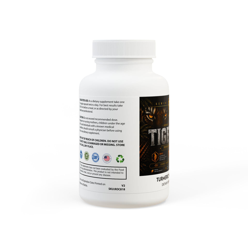 Turmeric with BioPerine® (Black Pepper Fruit Extract) Supplement (60 Capsules)
