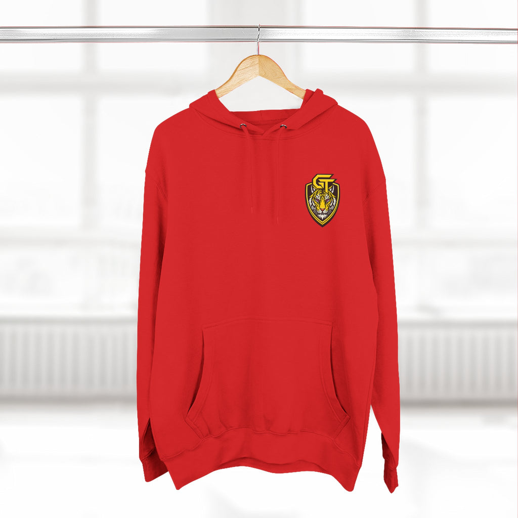 Gemini Tiger Logo Hoodie — Athletic Graphic Fleece Pullover