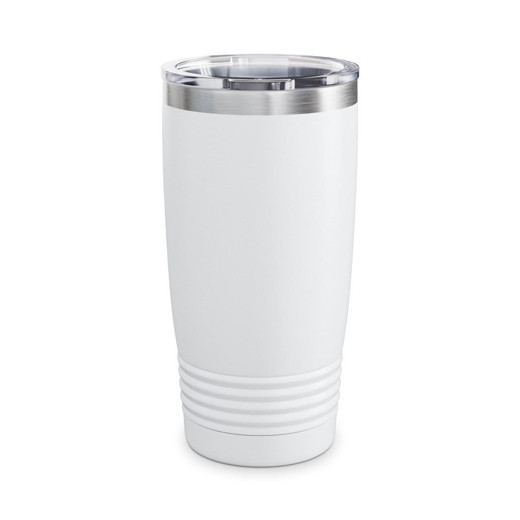 20oz Ringneck Tumbler – "Built Different" Gold Shield Thermal Travel Mug