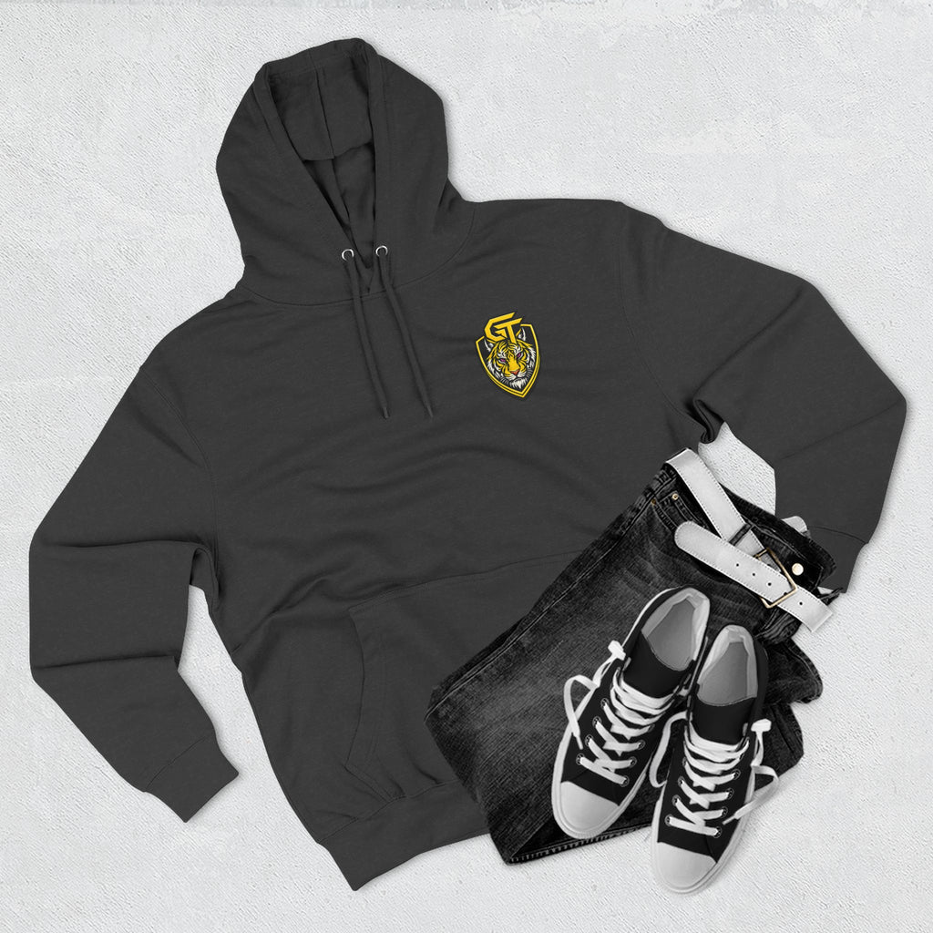 Gemini Tiger Logo Hoodie — Athletic Graphic Fleece Pullover