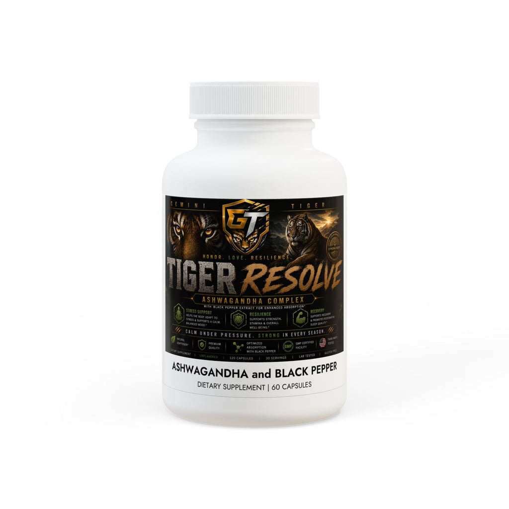 Ashwagandha and Black Pepper Supplement (60 capsules)