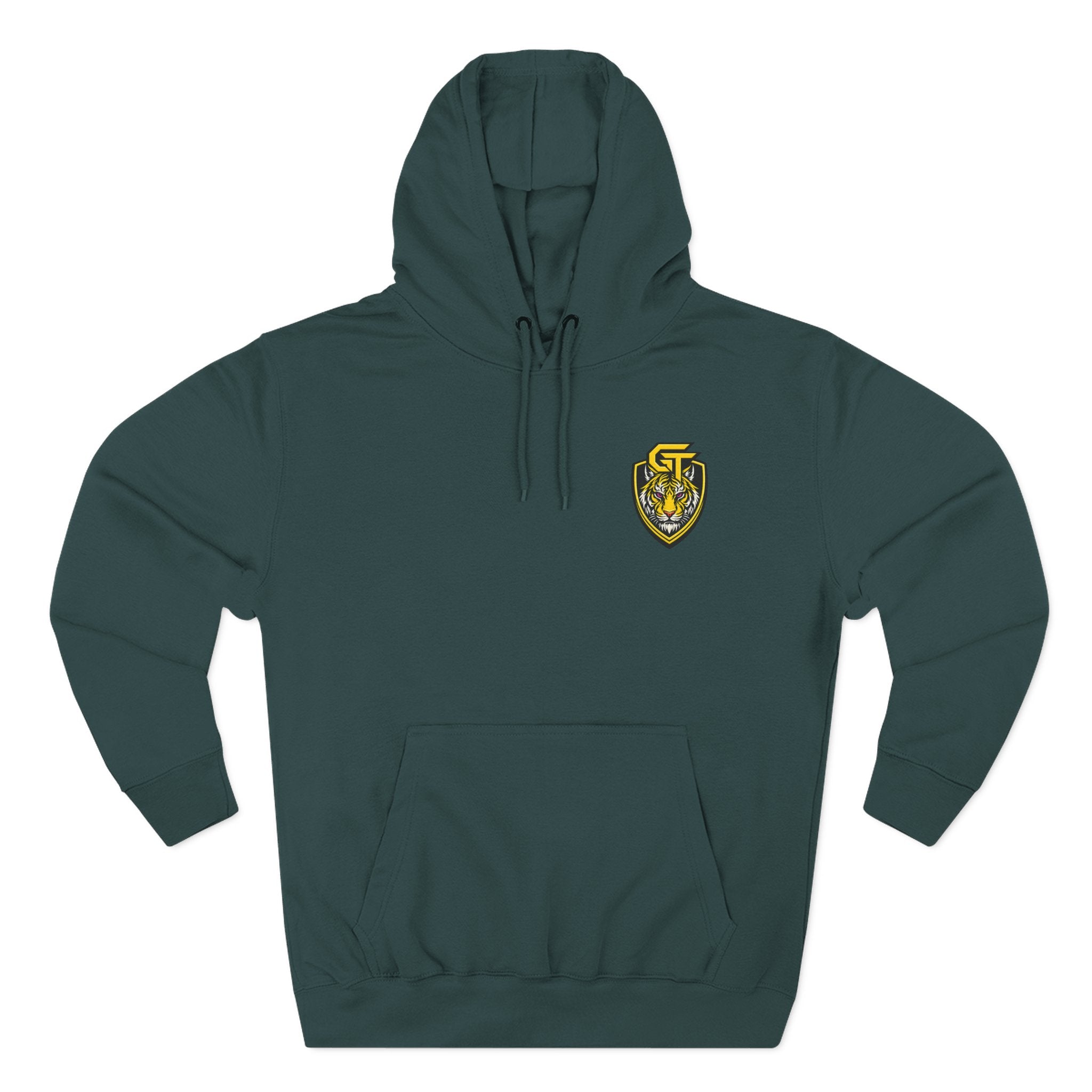 Gemini Tiger Logo Hoodie — Athletic Graphic Fleece Pullover