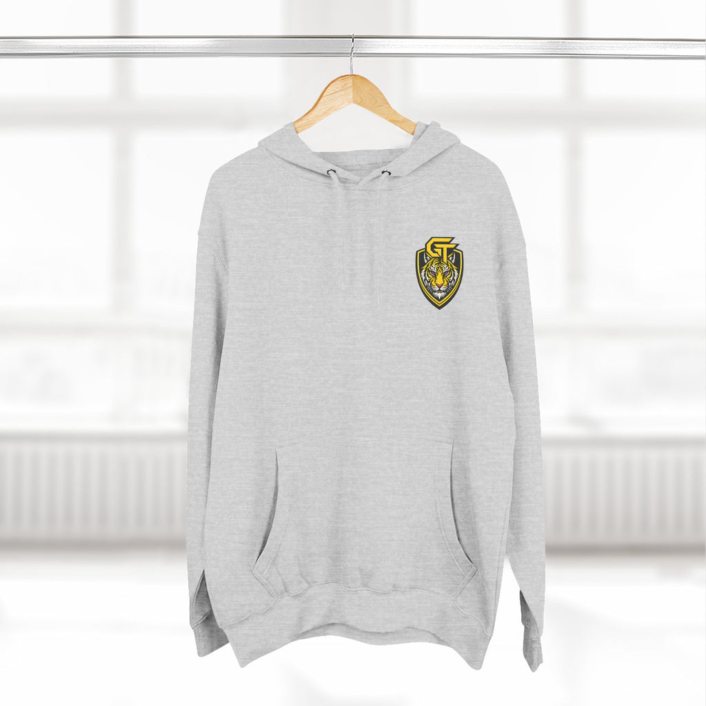Gemini Tiger Logo Hoodie — Athletic Graphic Fleece Pullover