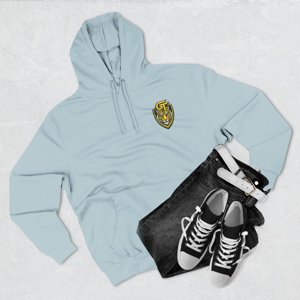 Gemini Tiger Logo Hoodie — Athletic Graphic Fleece Pullover